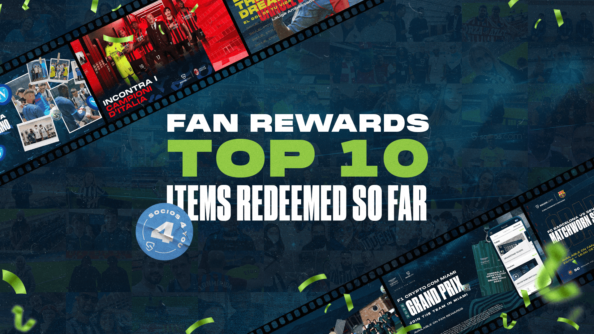 10 Fan Rewards redeemed in the season - Socios