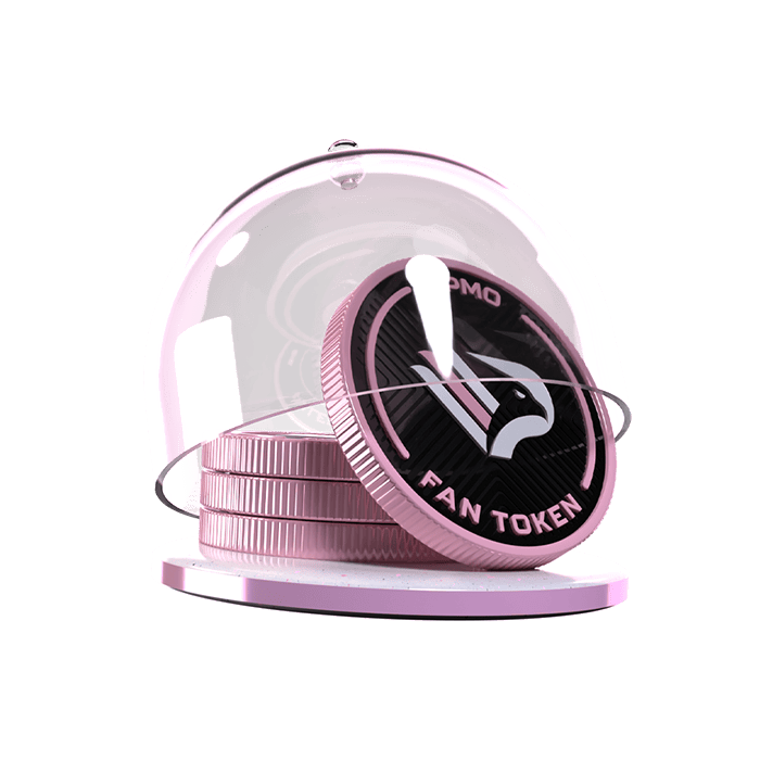 $PMO Fan Tokens under a glass dome